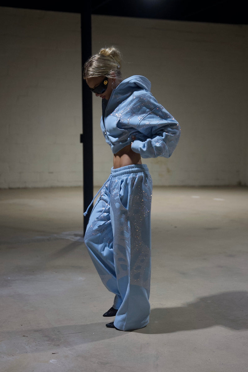 Ice Rhinestone Sweatpants