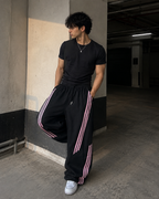 Pinkline Stripe Track Pants