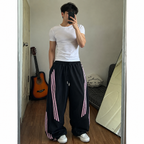 Pinkline Stripe Track Pants