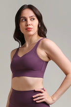 Purple Sports Bra
