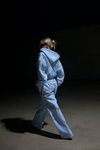 Ice Rhinestone Cropped Hoodie