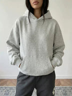 Sequin Angel Hoodie | Grey