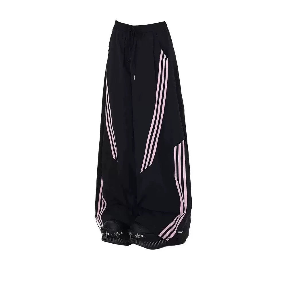 Pinkline Stripe Track Pants