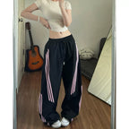 Pinkline Stripe Track Pants