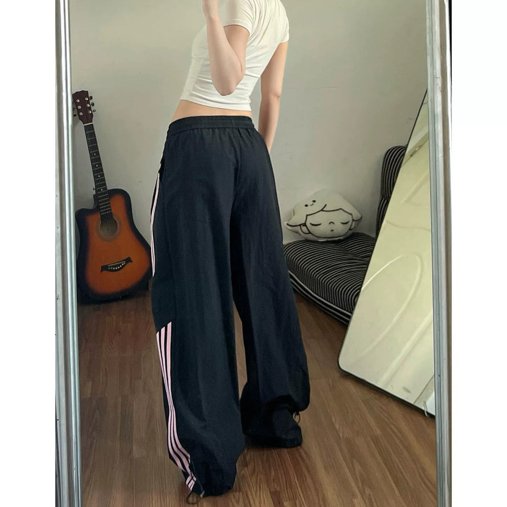 Pinkline Stripe Track Pants