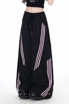 Pinkline Stripe Track Pants